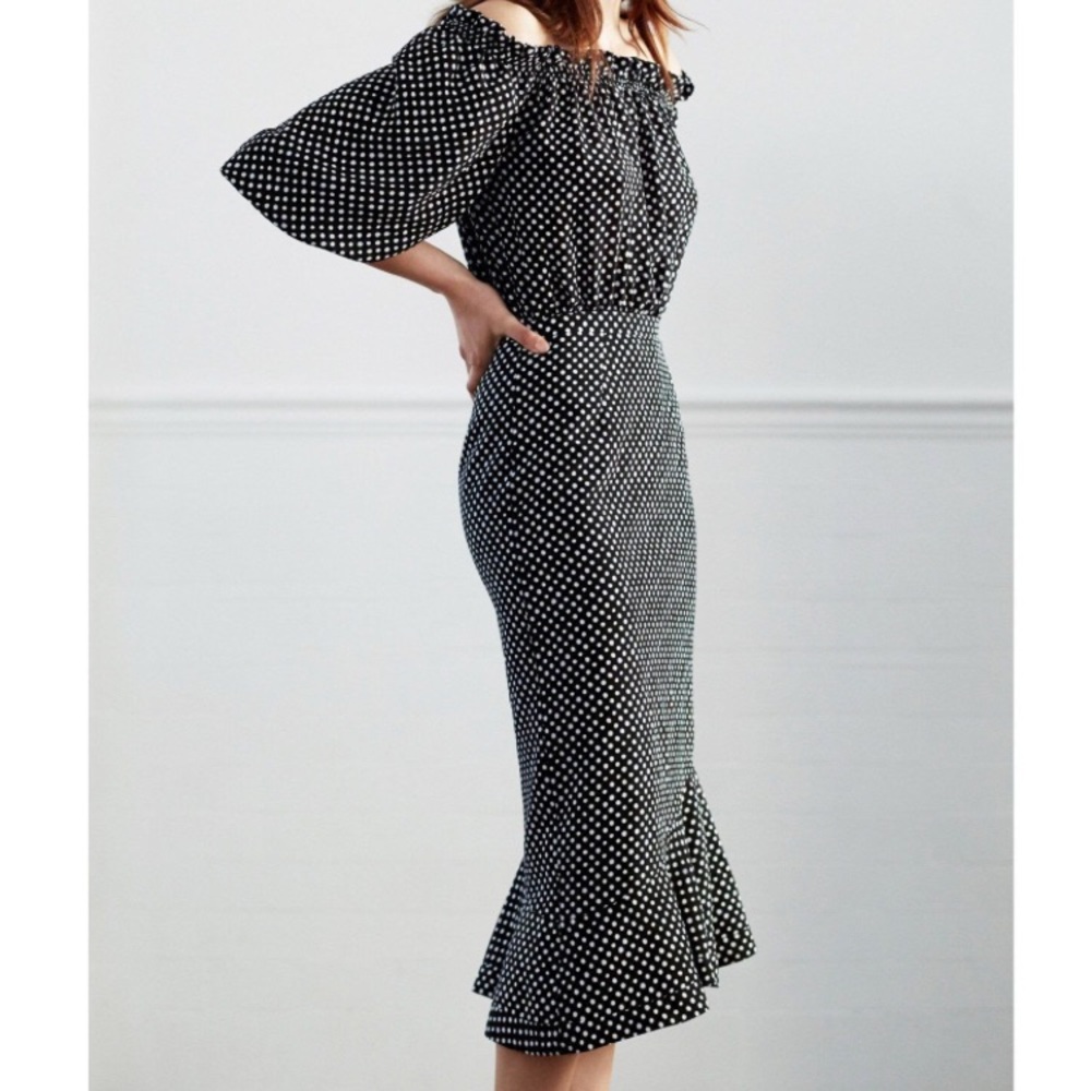 Saloni polka dot dress! NEW with tags attached